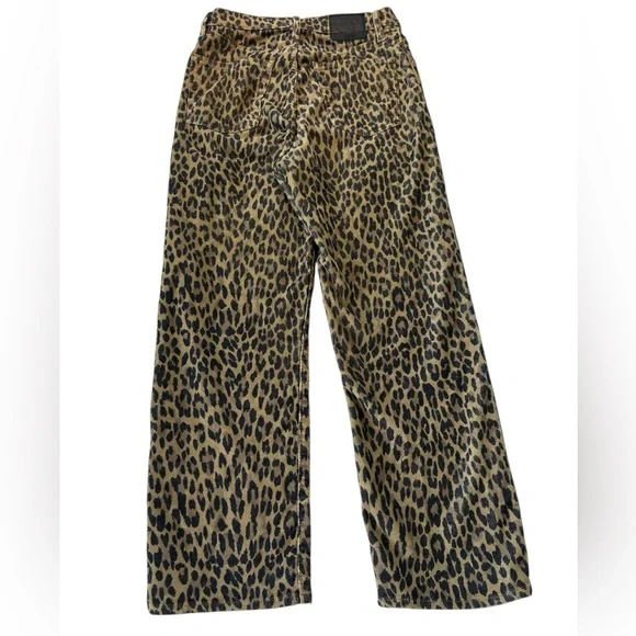 Levi's Brown Leopard Print Ankle Pants - Picture 9 of 15